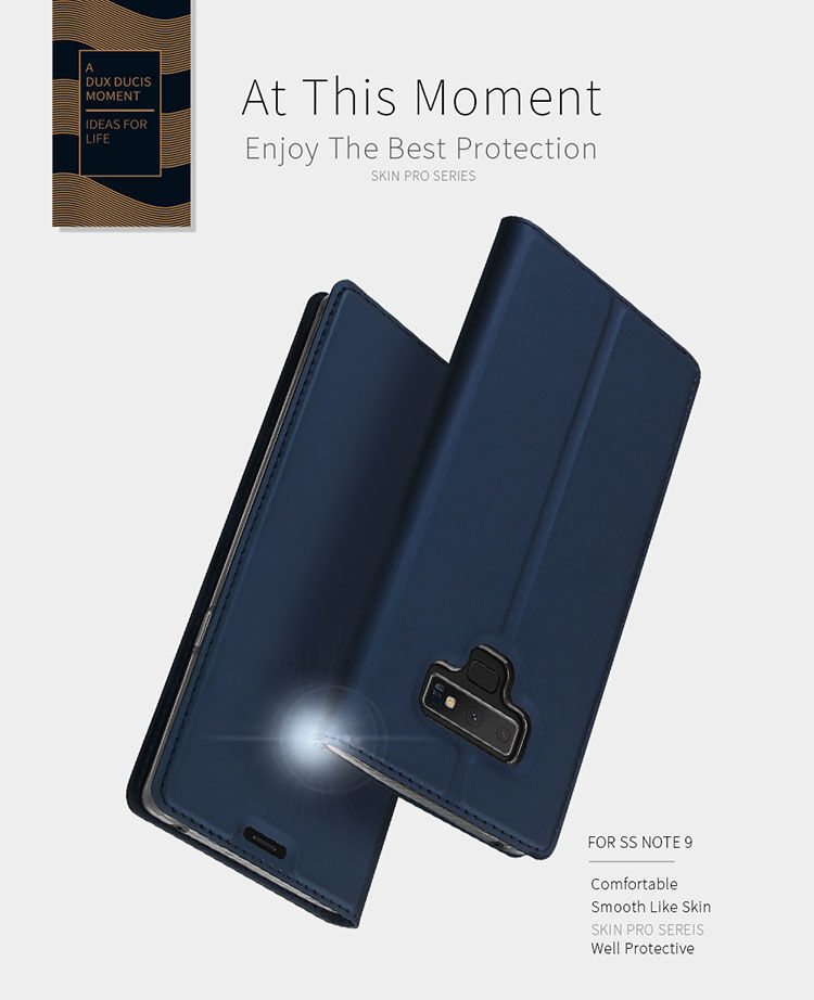 Dux Ducis Skin Pro flipové puzdro pre Samsung Galaxy Note 9 - tmavomodré