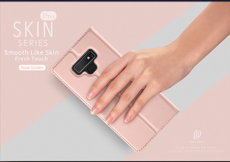 Dux Ducis Skin Pro flipové puzdro pre Samsung Galaxy Note 9 - zlaté