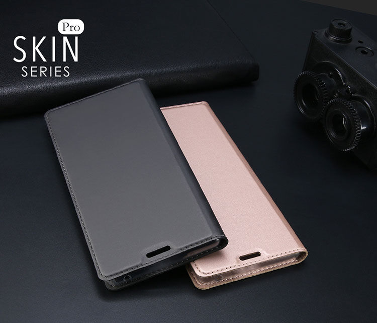 Dux Ducis Skin Pro flipové puzdro pre Samsung Galaxy Note 9 - ružovo-zlaté