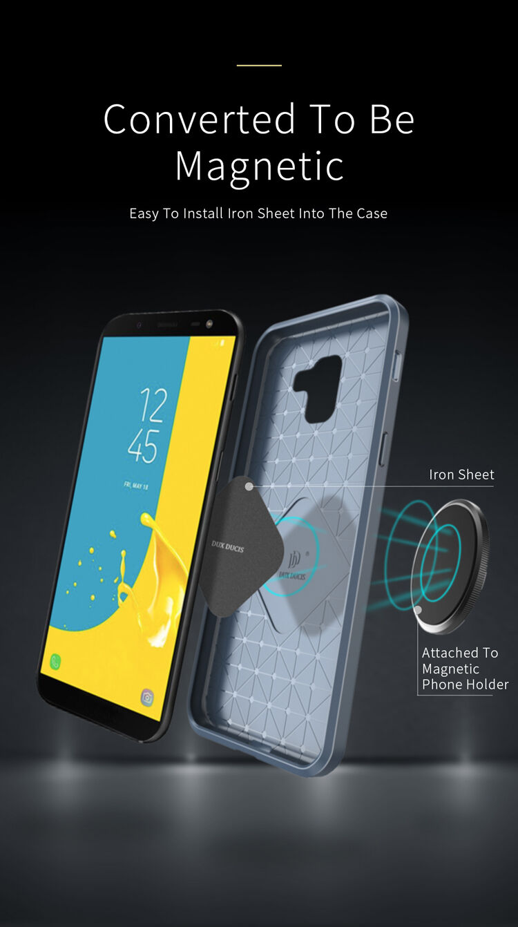 Dux Ducis Mojo kryt pre Samsung Galaxy J6 (2018) - čierny