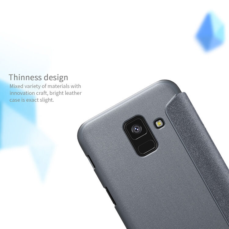 Nillkin Sparkle flipový kryt pre Samsung Galaxy A6 (2018) - zlatý