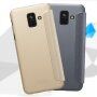 Nillkin Sparkle flipový kryt pre Samsung Galaxy A6 (2018) - zlatý