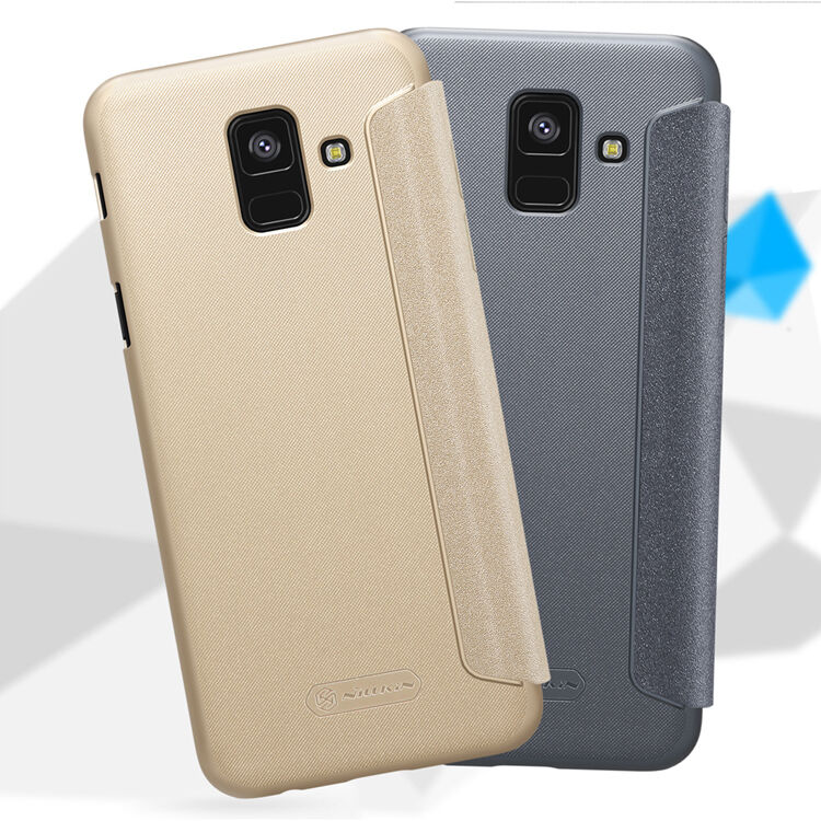 Nillkin Sparkle flipový kryt pre Samsung Galaxy A6 (2018) - zlatý