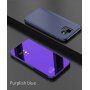 Zrkadlový pokovený kryt pre Samsung Galaxy A6 (2018) - zlatý