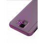Zrkadlový pokovený kryt pre Samsung Galaxy A6 (2018) - strieborný