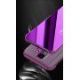 Zrkadlový pokovený kryt pre Samsung Galaxy A6 (2018) - strieborný