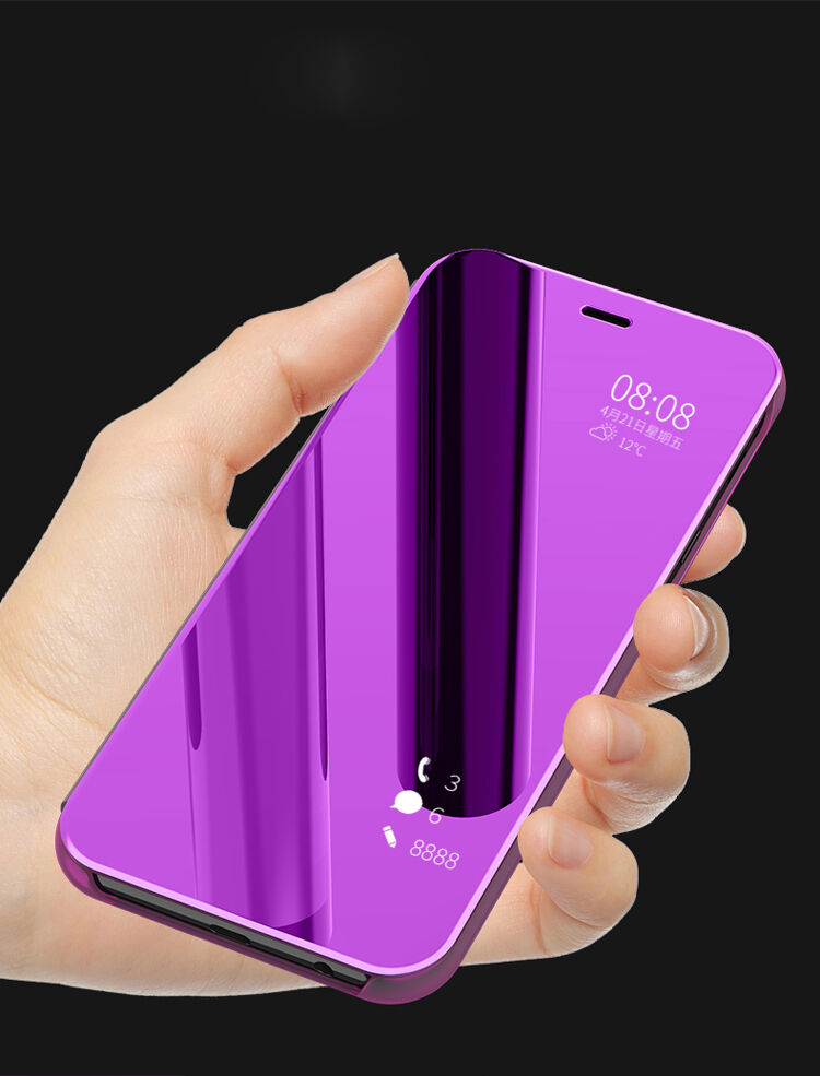 Zrkadlový pokovený kryt pre Samsung Galaxy A6 (2018) - strieborný