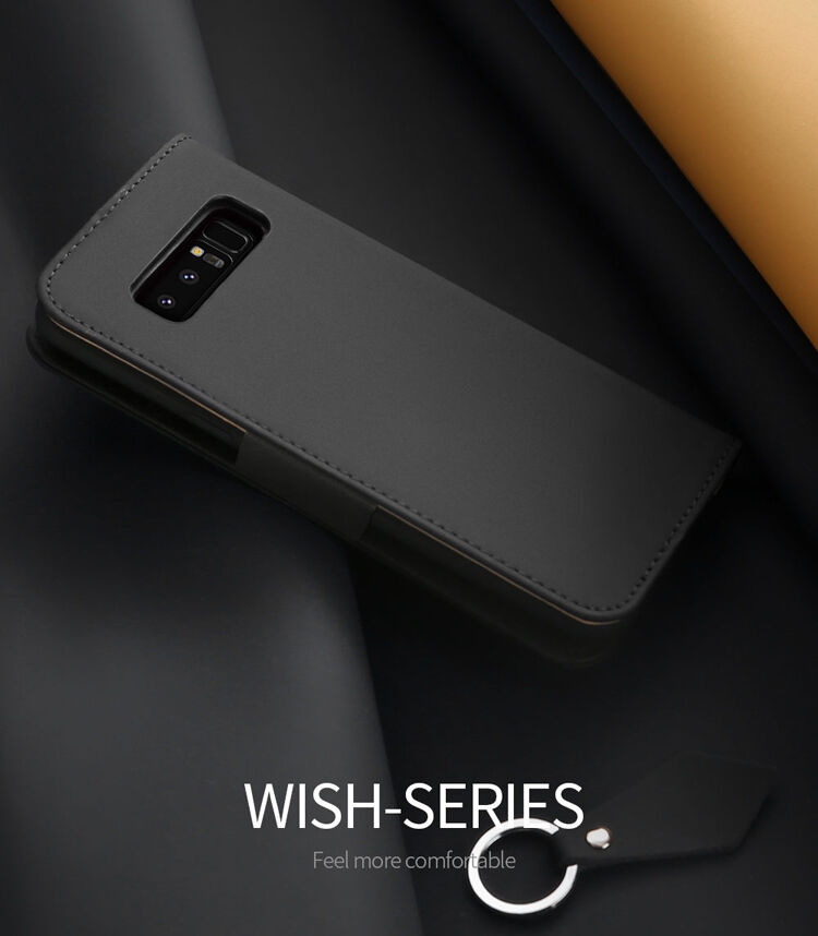 Dux Ducis Wish flipové puzdro pre Samsung Galaxy Note 8 - tmavomodré
