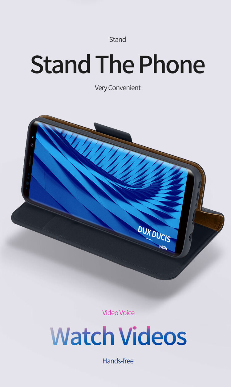 Dux Ducis Wish flipové puzdro pre Samsung Galaxy Note 8 - hnedé
