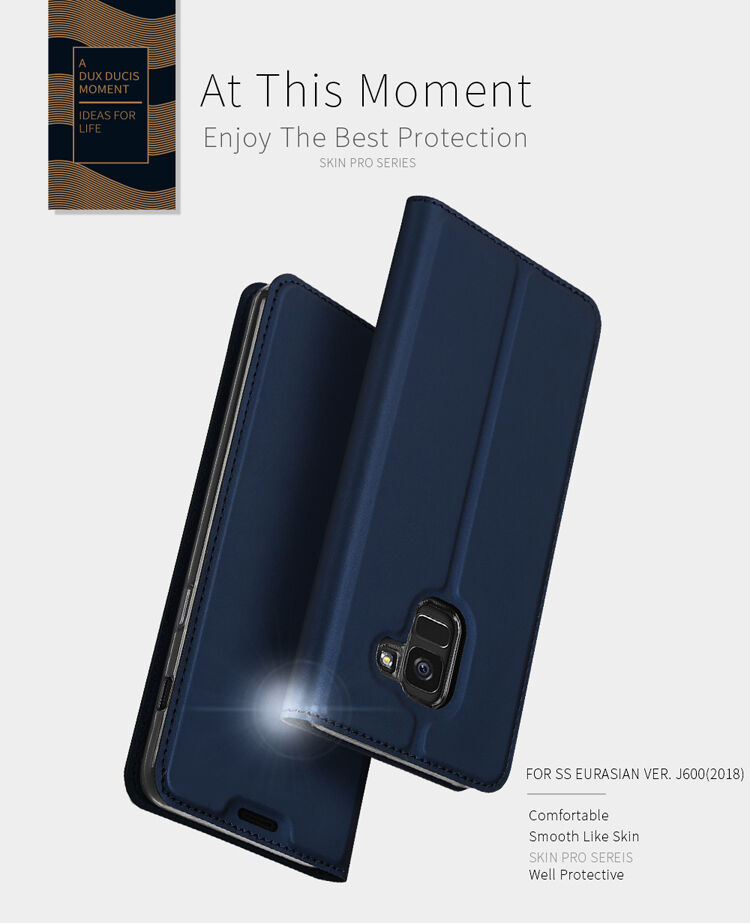 Dux Ducis Skin Pro flipové puzdro pre Samsung Galaxy J6 (2018) - zlaté