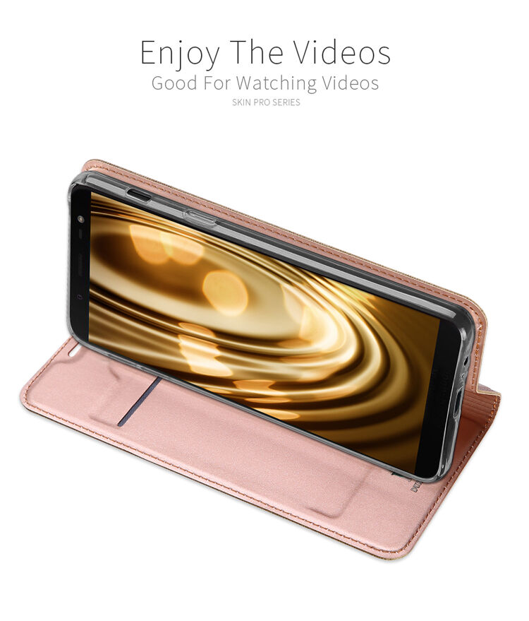 Dux Ducis Skin Pro flipové puzdro pre Samsung Galaxy J6 (2018) - zlaté
