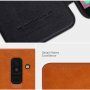 Nillkin Qin Kožené flipové puzdro pre Samsung Galaxy A6 Plus (2018) - červené