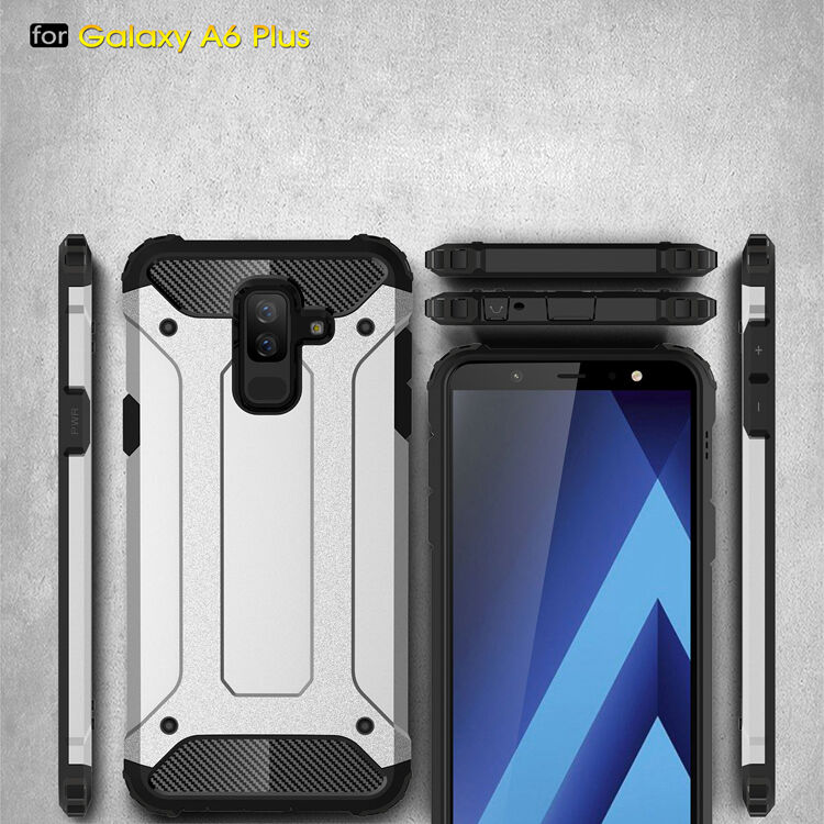 Superodolný kryt Armor pre Samsung Galaxy A6 Plus (2018) - zlatoružový
