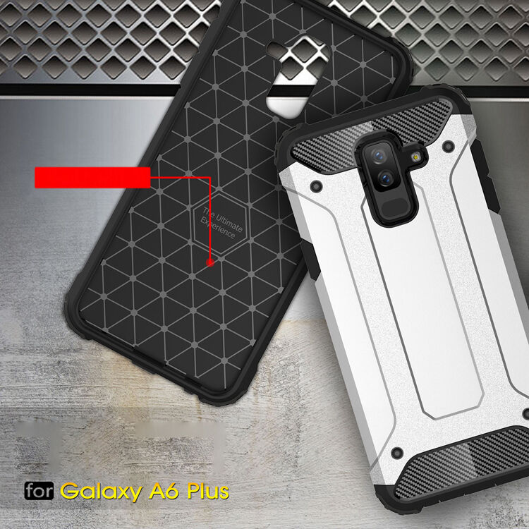 Superodolný kryt Armor pre Samsung Galaxy A6 Plus (2018) - zlatoružový