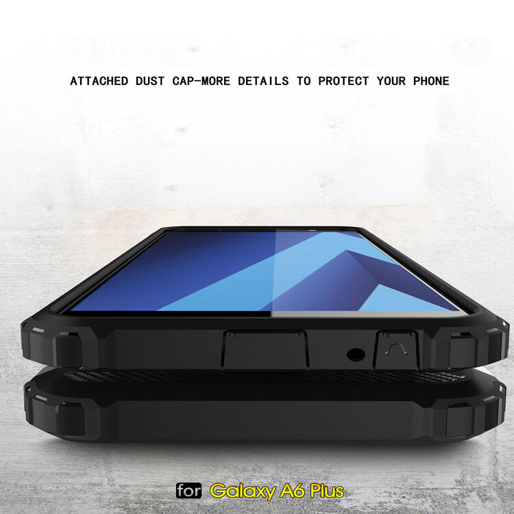 Superodolný kryt Armor pre Samsung Galaxy A6 Plus (2018) - zlatoružový