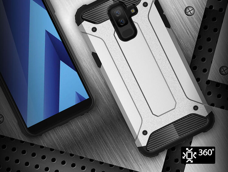 Superodolný kryt Armor pre Samsung Galaxy A6 Plus (2018) - zlatoružový