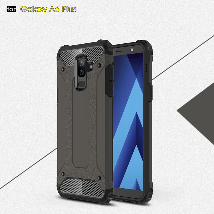 Superodolný kryt Armor pre Samsung Galaxy A6 Plus (2018) - zlatoružový
