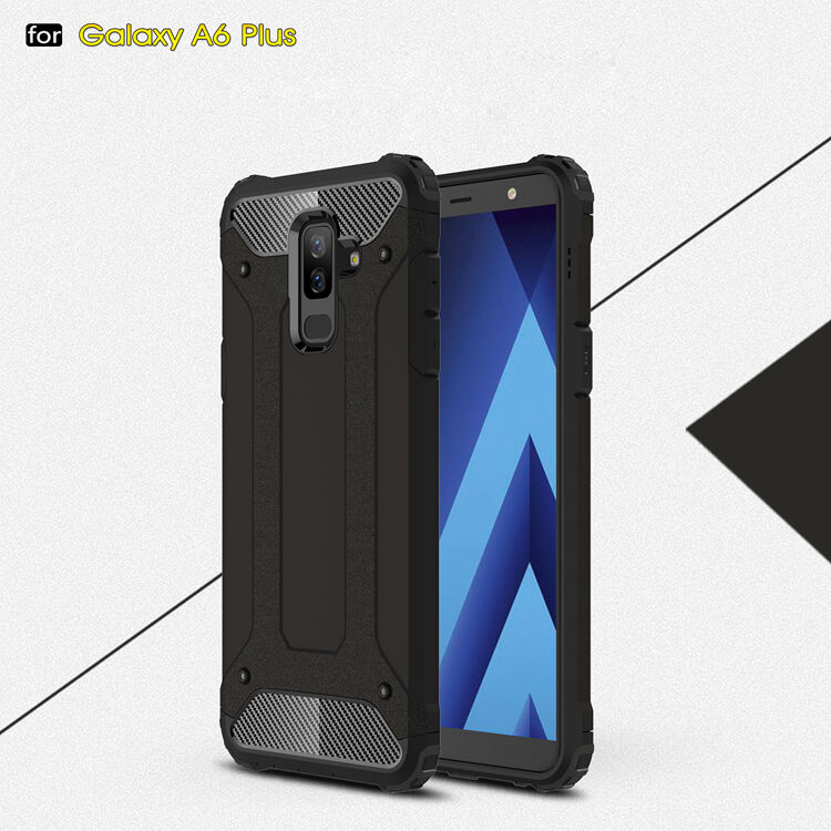 Superodolný kryt Armor pre Samsung Galaxy A6 Plus (2018) - zlatoružový
