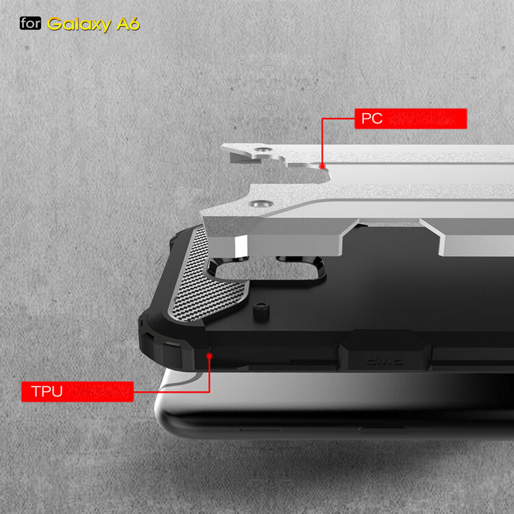 Superodolný kryt Armor pre Samsung Galaxy A6 (2018) - zlatý