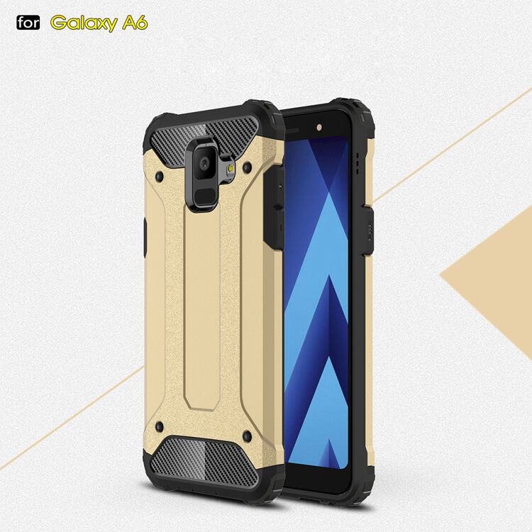 Superodolný kryt Armor pre Samsung Galaxy A6 (2018) - zlatý