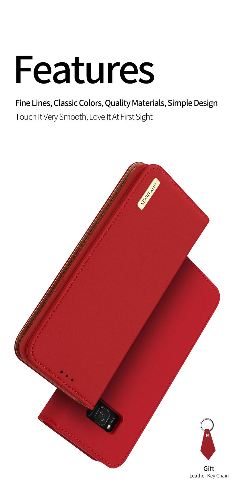 Dux Ducis Wish flipové puzdro pre Samsung Galaxy S8 - čierne
