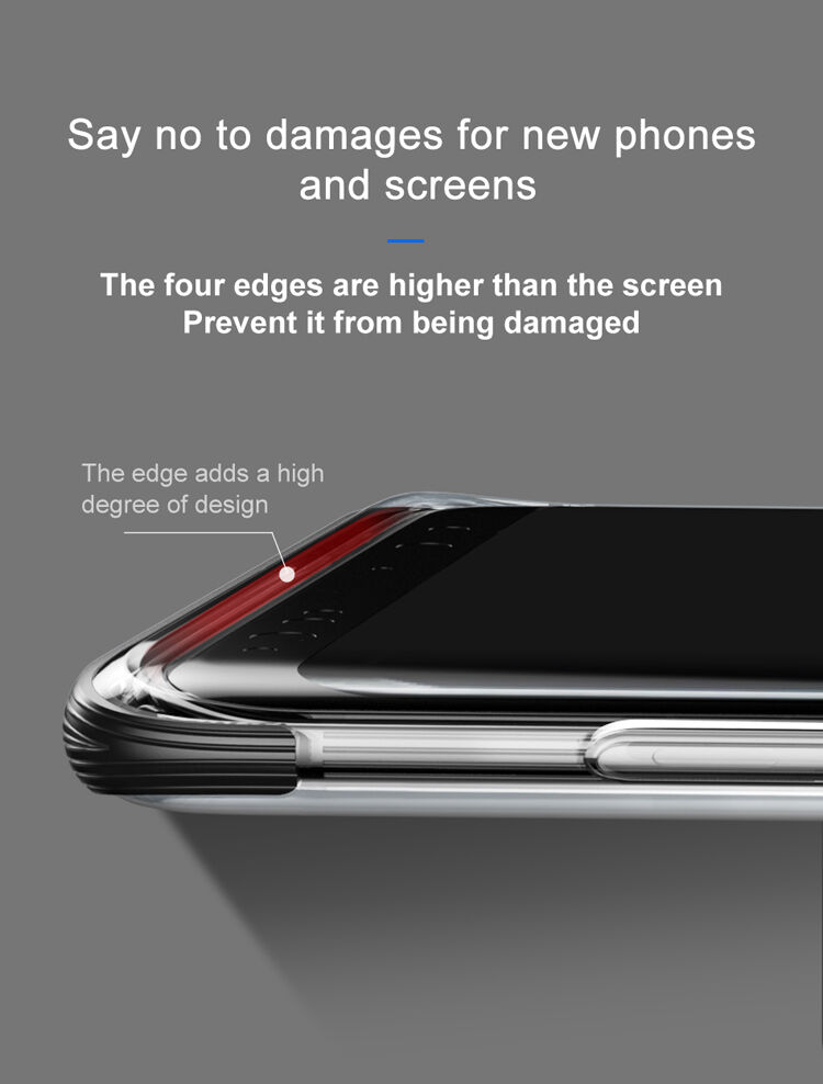 Baseus Armor plastový kryt číry pre Samsung Galaxy S9 Plus - čierny
