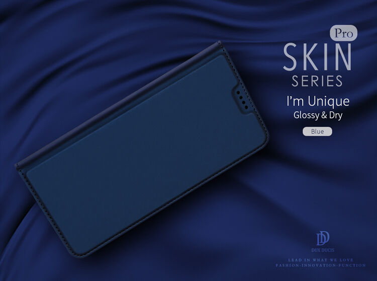Dux Ducis Skin Pro flipové puzdro pre Samsung Galaxy A6 Plus (2018) - tmavomodré