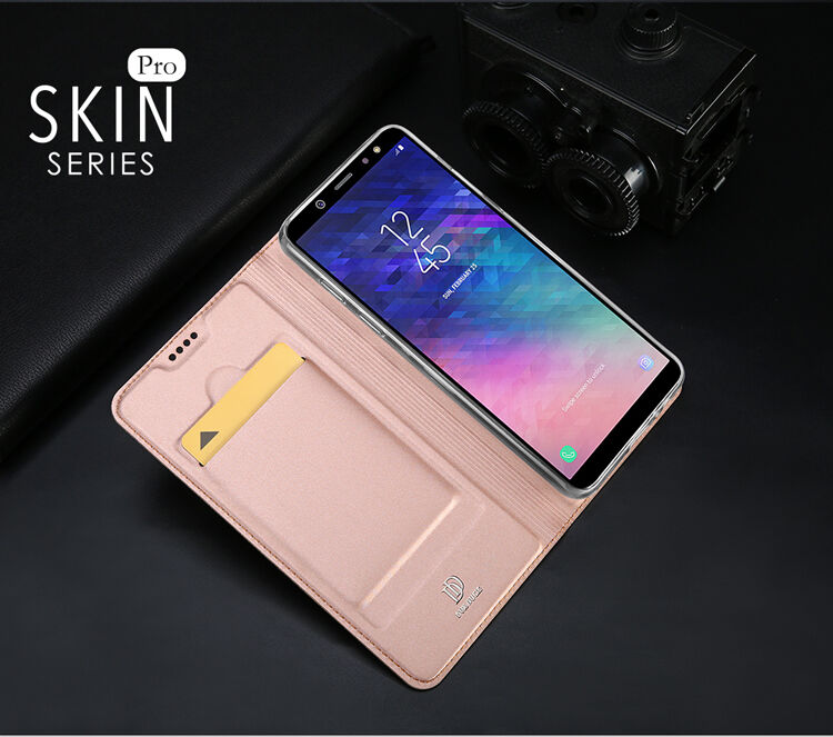 Dux Ducis Skin Pro flipové puzdro pre Samsung Galaxy A6 Plus (2018) - tmavomodré