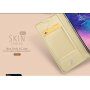 Dux Ducis Skin Pro flipové puzdro pre Samsung Galaxy A6 Plus (2018) - ružovo-zlaté