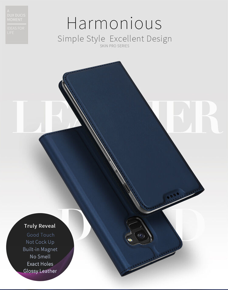 Dux Ducis Skin Pro flipové puzdro pre Samsung Galaxy A6 (2018) - sivé