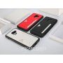 Dux Ducis Pocard kožený kryt pre Samsung Galaxy A8 Plus (2018) - červený
