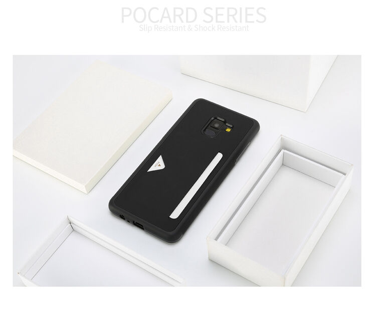 Dux Ducis Pocard kožený kryt pre Samsung Galaxy A8 (2018) - biely
