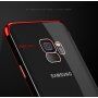 Sulada Plastový číry kryt s rámčekom pre Samsung Galaxy S9 - strieborný