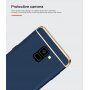 Mofi Plastový kryt pre Samsung Galaxy A8 Plus (2018) - strieborný