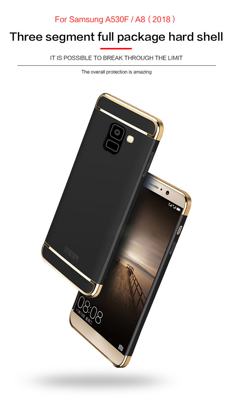 Mofi Plastový kryt pre Samsung Galaxy A8 (2018) - modrý