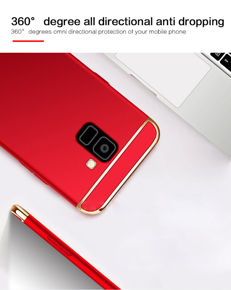 Mofi Plastový kryt pre Samsung Galaxy A8 (2018) - modrý