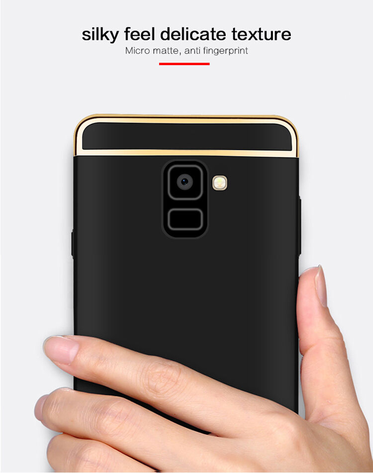 Mofi Plastový kryt pre Samsung Galaxy A8 (2018) - modrý