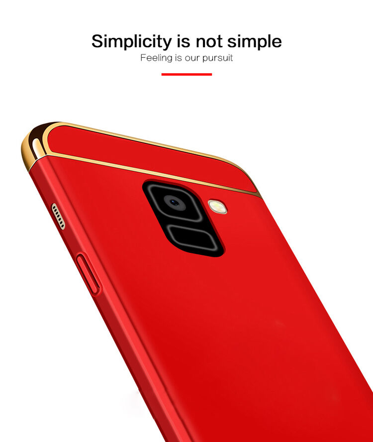 Mofi Plastový kryt pre Samsung Galaxy A8 (2018) - modrý