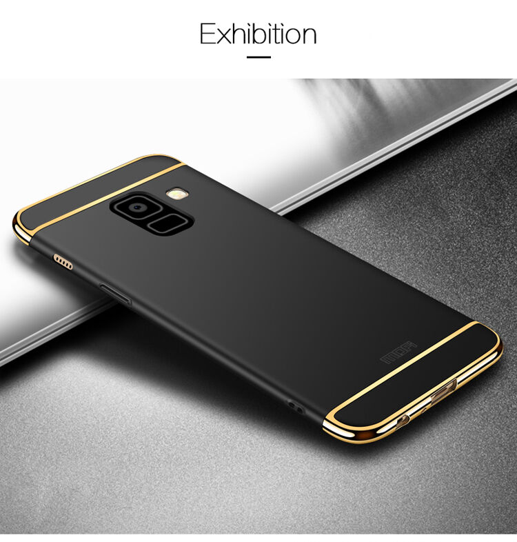 Mofi Plastový kryt pre Samsung Galaxy A8 (2018) - modrý