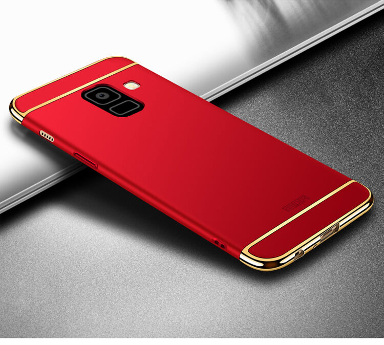 Mofi Plastový kryt pre Samsung Galaxy A8 (2018) - modrý