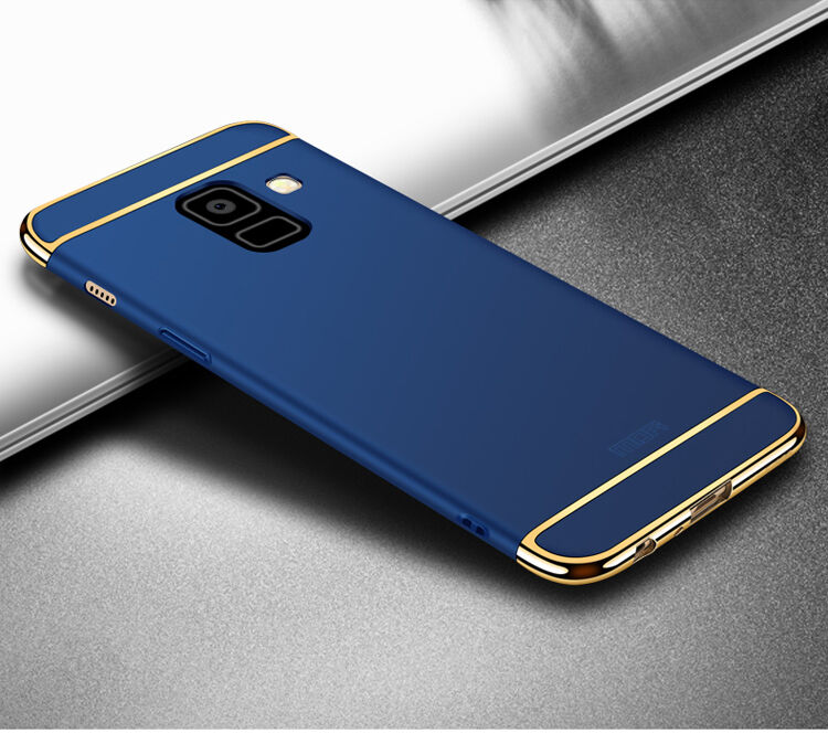 Mofi Plastový kryt pre Samsung Galaxy A8 (2018) - modrý