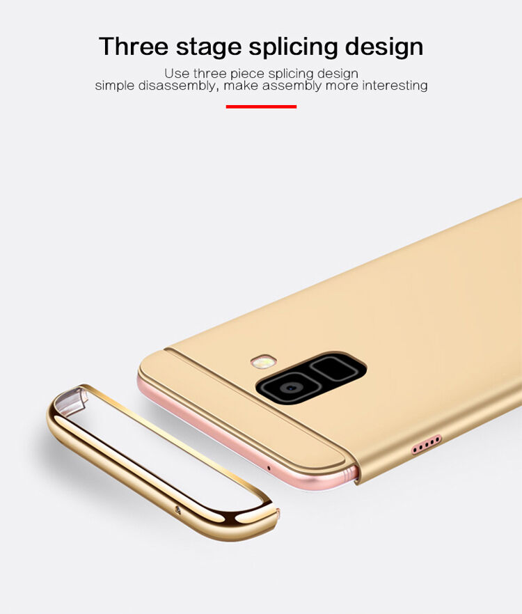 Mofi Plastový kryt pre Samsung Galaxy A8 (2018) - strieborný