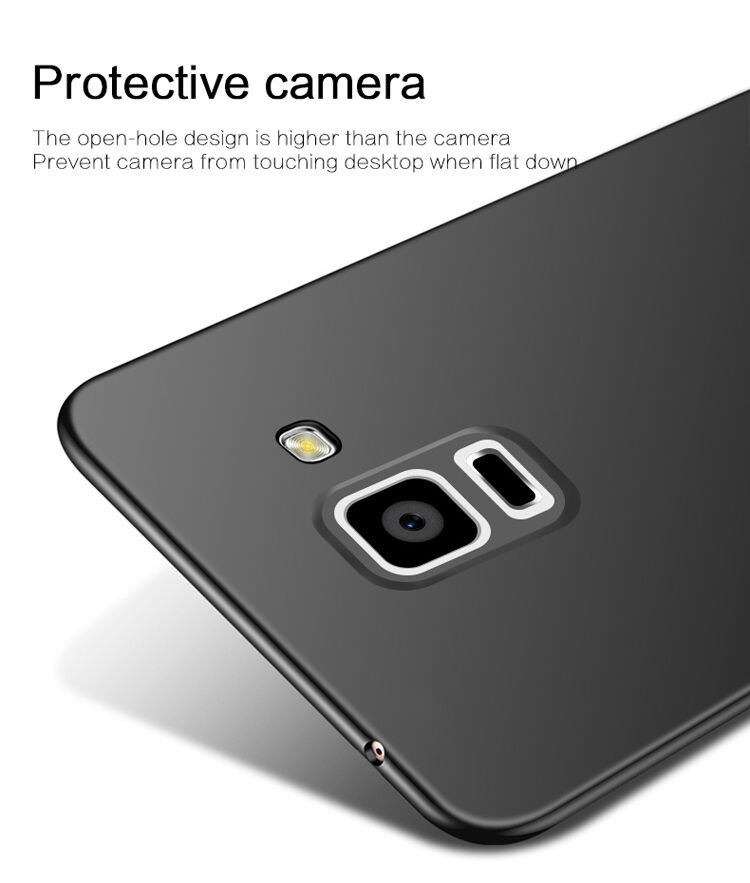 Mofi Shield Plastový kryt pre Samsung Galaxy A8 (2018) - tmavomodrý