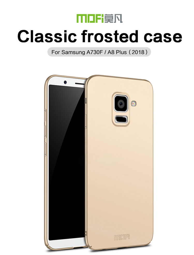 Mofi Shield Plastový kryt pre Samsung Galaxy A8 Plus (2018) - tmavomodrý