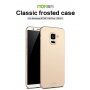 Mofi Shield Plastový kryt pre Samsung Galaxy A8 Plus (2018) - zlatoružový