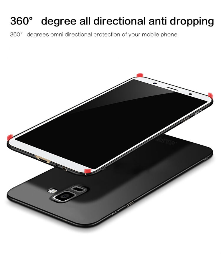 Mofi Shield Plastový kryt pre Samsung Galaxy A8 Plus (2018) - zlatoružový