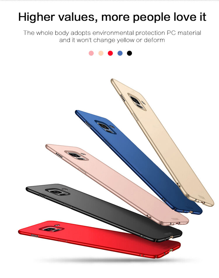 Mofi Shield Plastový kryt pre Samsung Galaxy A8 Plus (2018) - červený