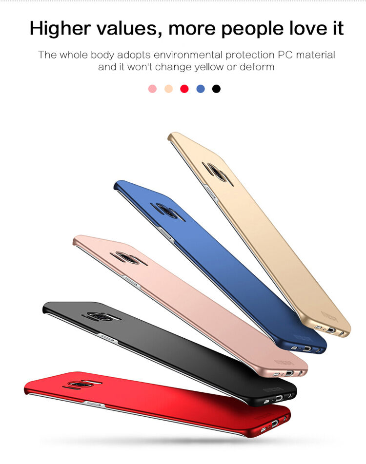 Mofi Plastový kryt Frosted pre Samsung Galaxy S8 Plus - čierny
