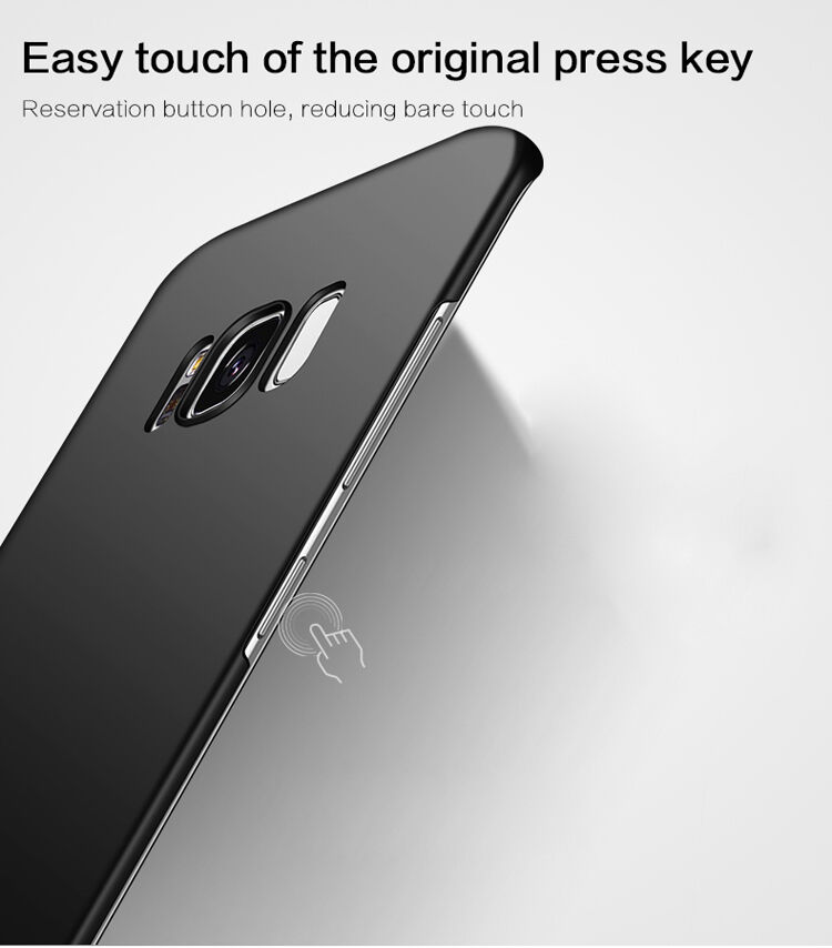Mofi Plastový kryt Frosted pre Samsung Galaxy S8 Plus - čierny