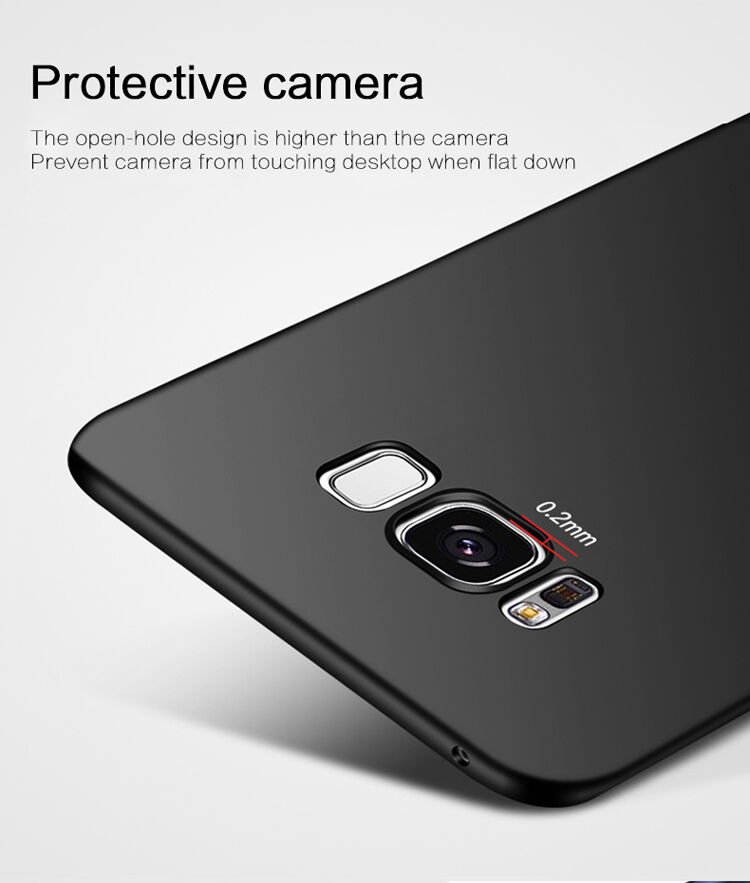 Mofi Plastový kryt Frosted pre Samsung Galaxy S8 Plus - čierny
